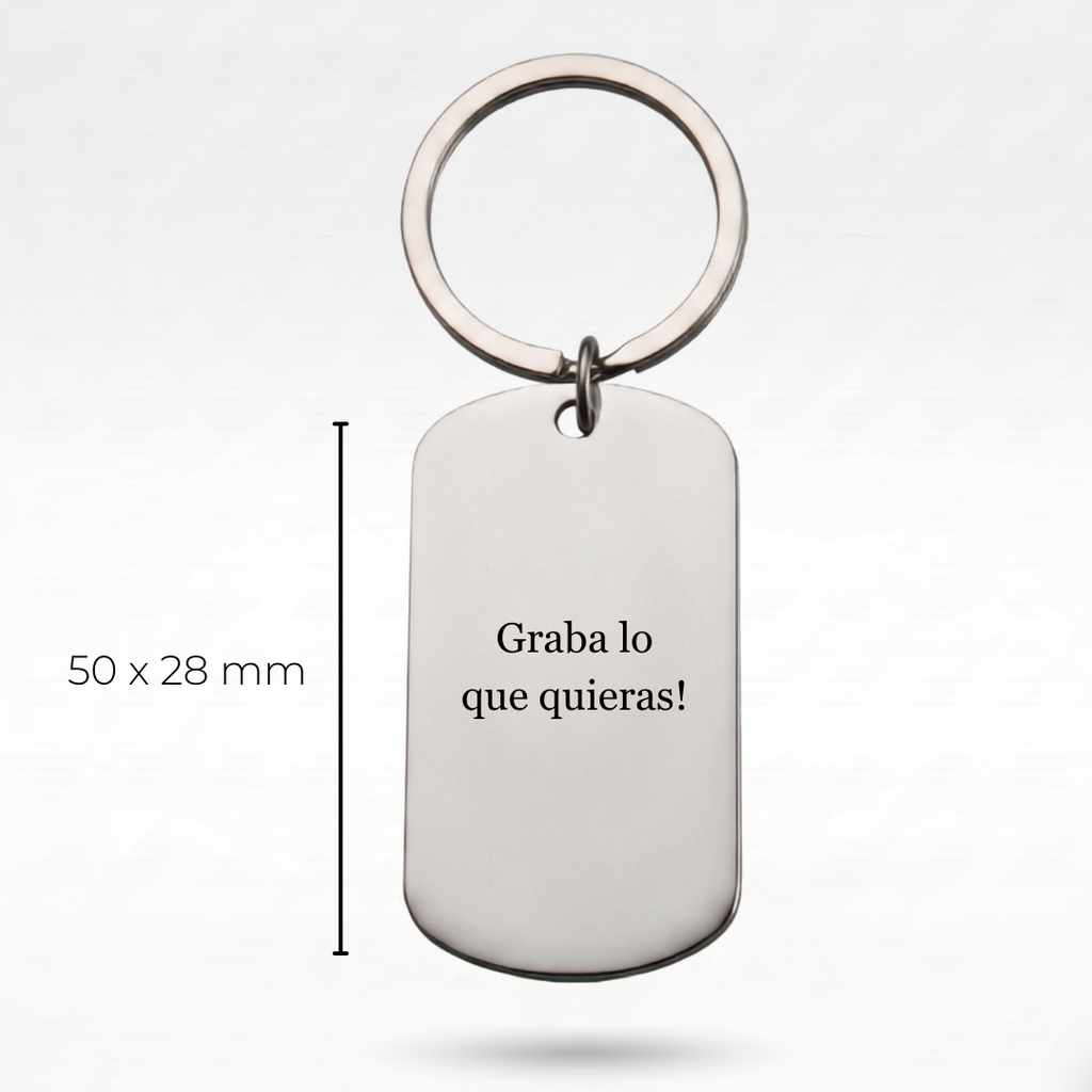 Llavero Placa Militar Personalizado