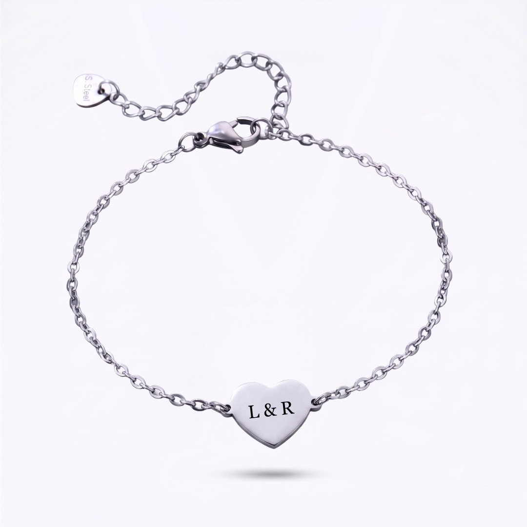 Pulsera Corazón Personalizada