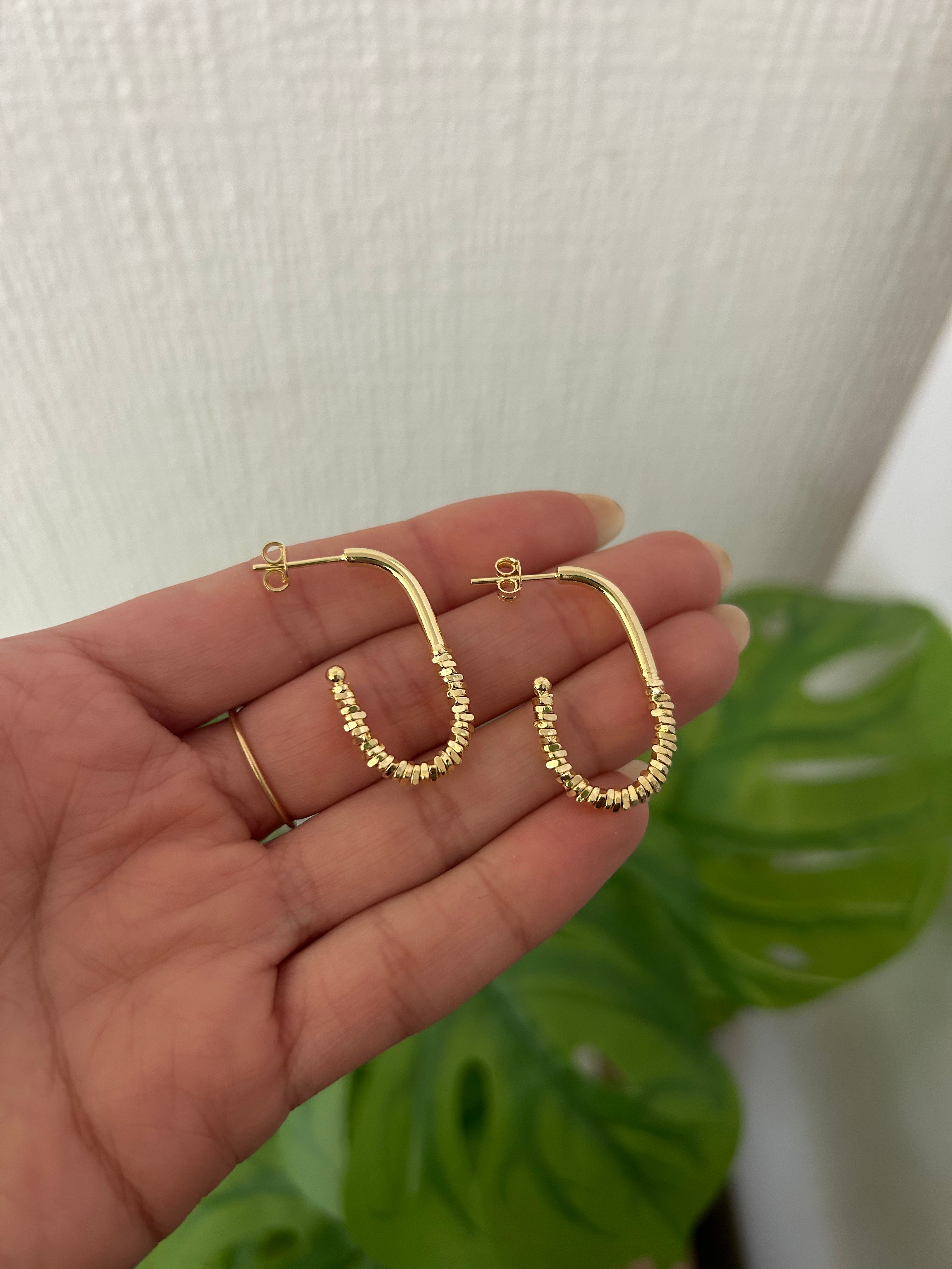 Argollas Semi Diamantadas