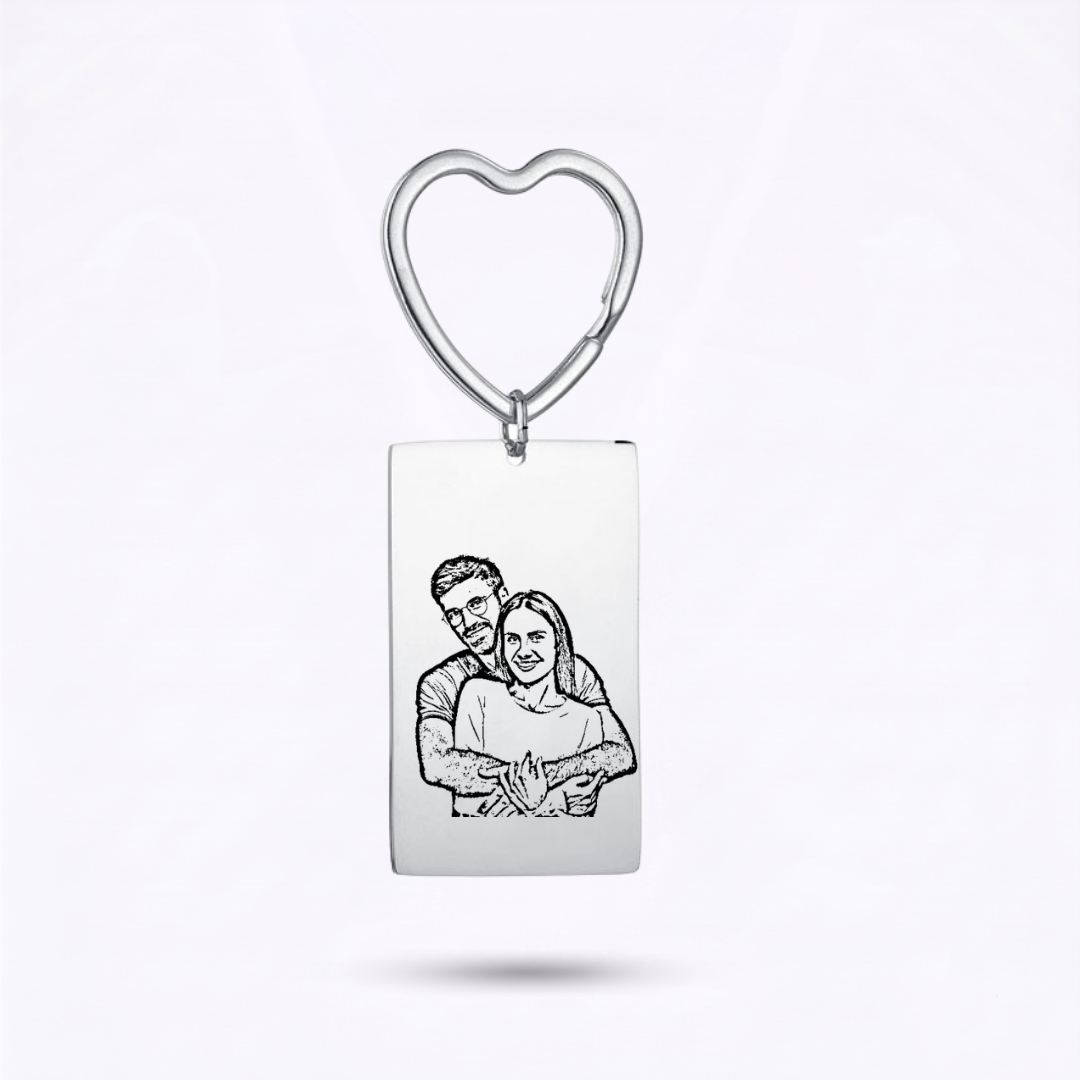 Llavero Rectangular Personalizado