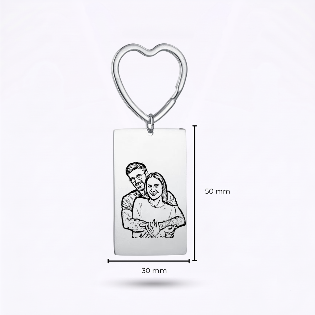 Llavero Rectangular Personalizado