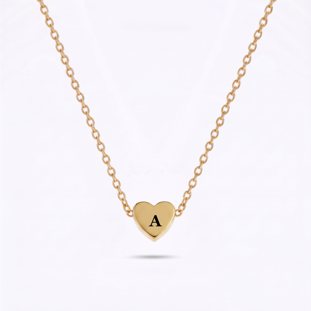 Collar Inicial Corazón