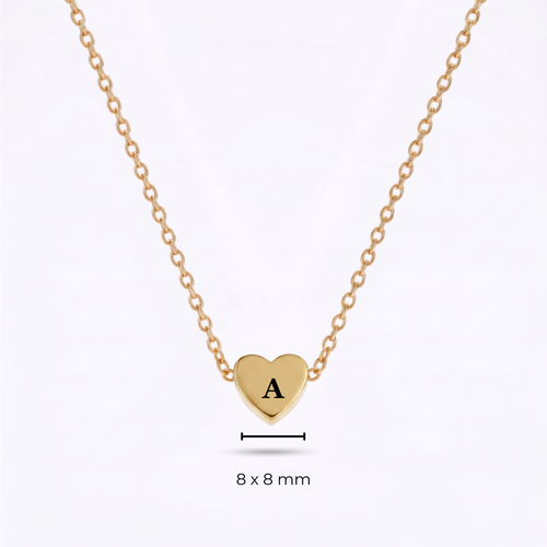 Collar Inicial Corazón