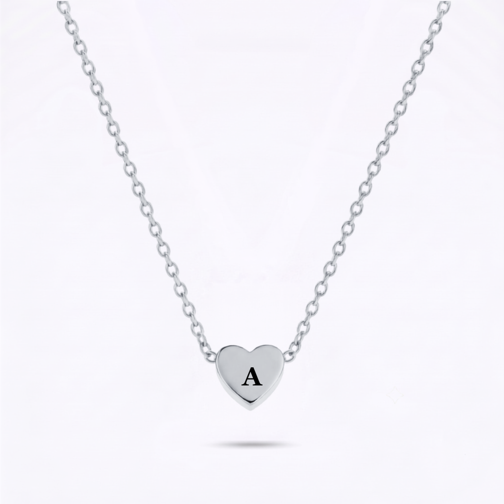 Collar Inicial Corazón